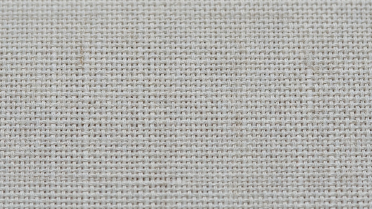 コットン生地の織り構造クローズアップ — Fabric Weave