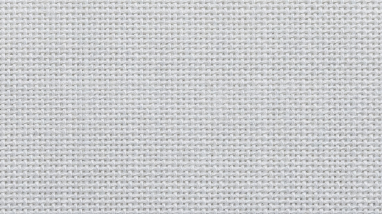 Close-up of cotton fabric weave texture