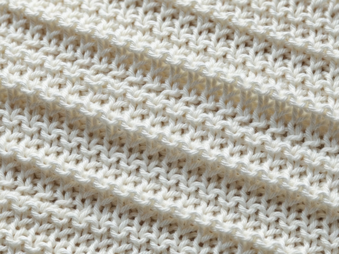Knit fabric texture showing loop structure